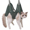 Cats Grooming Hammock Cat Dog Nail Trimming Restraint Bag Anti-Scratch Sling for Small Medium Dogs Adjustable Hanging Helper