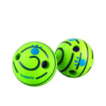 Interactive Rolling Squeaky Ball Dog Toy
