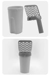 All-in-one portable cat litter scoop