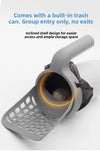 All-in-one portable cat litter scoop
