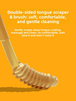 Silicone Pet Toothbrush for Cats and Dogs