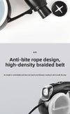 Retractable LED Pet Leash With Built-In Treat and Water Compartments