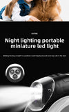 Retractable LED Pet Leash With Built-In Treat and Water Compartments
