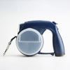 Retractable LED Pet Leash With Built-In Treat and Water Compartments