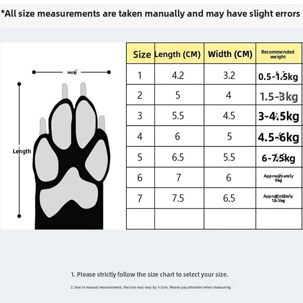 Anti-Slip Waterproof Dog Shoes